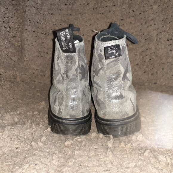 DOC/DR. MARTENS-Rare Metallic “British Camo”-Suede Uppers-Sz 37/6-Excellent - Picture 6 of 7